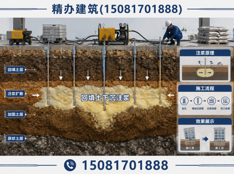 曲周县路基沉降注浆加固展示图